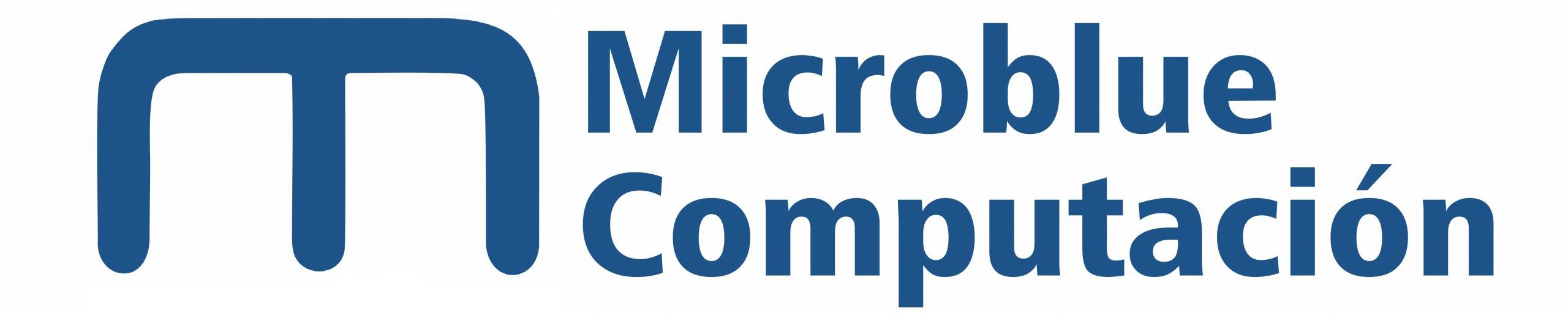 Logo Microblue Computación